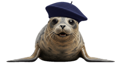 Phoque the seal - Cognita mascot